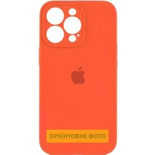 Чехол Silicone Case Full Camera Protective (AA) для Apple iPhone 17 Pro Max (6.9") Оранжевый / Orange
