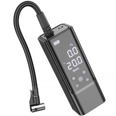 Автомобільний насос Hoco ZP7 Maddy smart (5000 mAh) Black