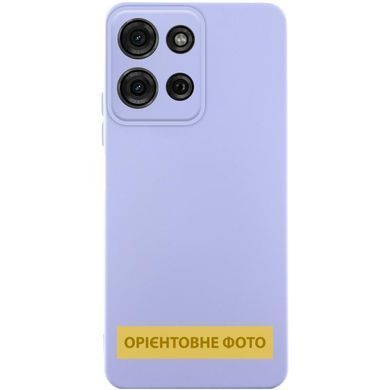 Чехол Silicone Cover Lakshmi Full Camera (AA) для Motorola Moto G35 Сиреневый / Dasheen