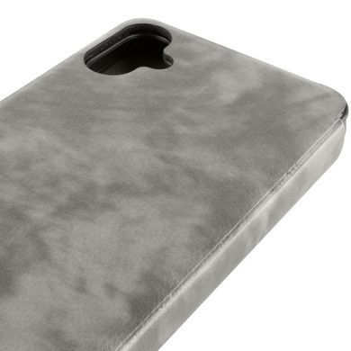 Шкіряний чохол-книжка Belora для Samsung Galaxy A05 Gray
