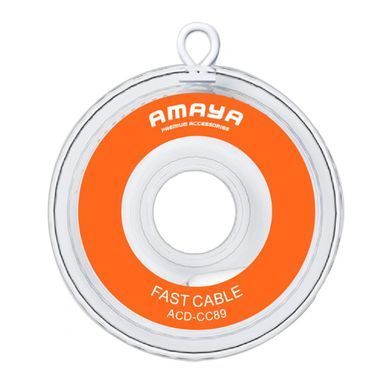 Дата кабель Amaya CC89 Type-C to Type-C 60W (1m) Black