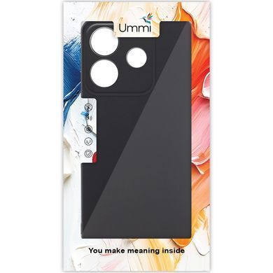 Чохол Silicone Cover Ummi Lakshmi Full Camera (AA) для Xiaomi Redmi Note 14 5G Чорний / Black