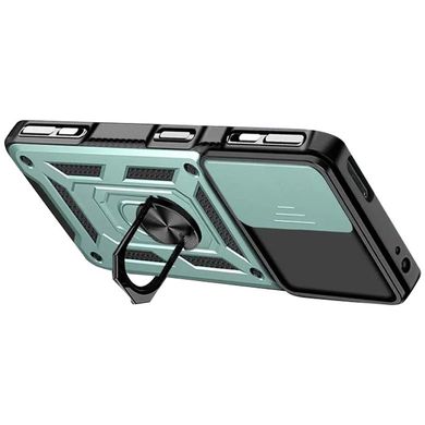 Ударопрочный чехол Camshield Serge Ring для Xiaomi Poco F4 GT Зеленый
