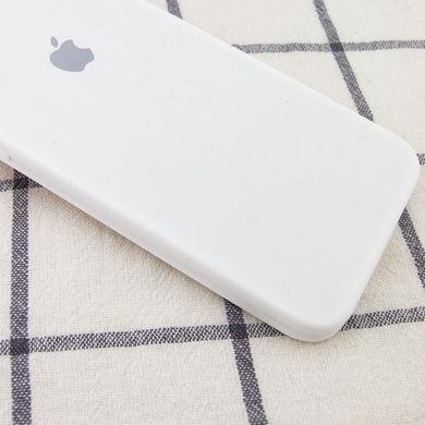 Чохол Silicone Case Square Full Camera Protective (AA) для Apple iPhone 7 plus / 8 plus (5.5") Білий / White