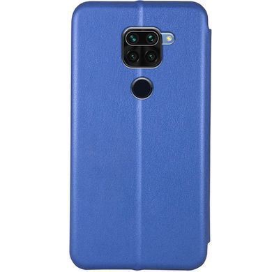 Кожаный чехол-книжка Classy для Xiaomi Redmi Note 9 / Redmi 10X Синий