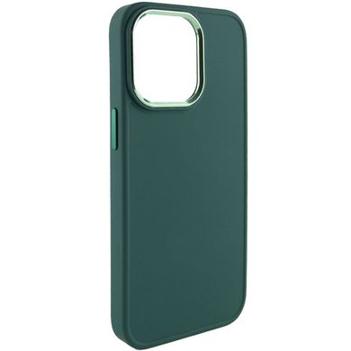 Уценка TPU чехол Bonbon Metal Style для Apple iPhone 13 Pro (6.1") Дефект упаковки / Зеленый / Army green