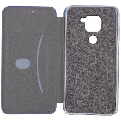 Кожаный чехол-книжка Classy для Xiaomi Redmi Note 9 / Redmi 10X Синий