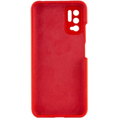 Чехол Silicone Cover Full Camera (AAA) для Xiaomi Redmi Note 10 5G / Poco M3 Pro Красный / Red