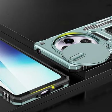Ударопрочный чехол Camshield Army Ring для Xiaomi Redmi 14C / A4 / Poco C75 Зеленый / Light Green