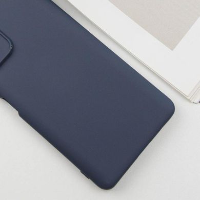 Чехол TPU GETMAN Liquid Silk Full Camera для Xiaomi Redmi 10 Синий / Midnight Blue