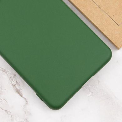 Чохол TPU GETMAN Liquid Silk Full Camera для Samsung Galaxy A32 4G Зелений / Dark green