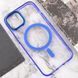 Чехол TPU Iris with Magnetic Fit для Apple iPhone 13 (6.1") Синий фото 5