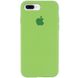 Чехол Silicone Case Full Protective (AA) для Apple iPhone 7 plus / 8 plus (5.5") Мятный / Mint
