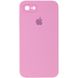 Уценка Чехол Silicone Case Square Full Camera Protective (AA) для Apple iPhone 7 / 8 / SE (2020) Вскрытая упаковка / Розовый / Light pink фото 1