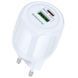 СЗУ Borofone BA93A Lustrous PD20W+QC3.0 (1USB-A/1C) Blue фото 1