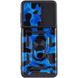 Ударопрочный чехол Camshield Serge Ring Camo для Samsung Galaxy A13 4G Синий / Army Blue фото 2
