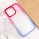Чохол TPU+PC Fresh sip series для Apple iPhone 14 Pro (6.1") Синій / Рожевий фото 3