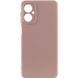 Чехол TPU GETMAN Liquid Silk Full Camera для Motorola Moto G14 Розовый / Pink Sand