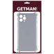 TPU чехол GETMAN Ease logo усиленные углы для Apple iPhone 12 Pro Max (6.7") Серый (прозрачный) фото 2