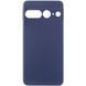 Чехол TPU GETMAN Liquid Silk Full Camera для Google Pixel 7 Pro Синий / Midnight Blue