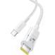 Дата кабель Baseus Gem Fast Charging Type-C to Type-C 100W (1m) (P10373000111) Moon White фото 4