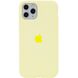 Чехол Silicone Case Full Protective (AA) для Apple iPhone 11 Pro Max (6.5") Желтый / Mellow Yellow фото 1
