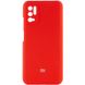 Чехол Silicone Cover Full Camera (AAA) для Xiaomi Redmi Note 10 5G / Poco M3 Pro Красный / Red фото 1