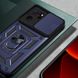 Ударопрочный чехол Camshield Serge Ring для Xiaomi 13T / 13T Pro Синий фото 5