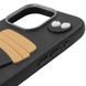 Чохол TPU Leather Toys для Apple iPhone 12 Pro Max / 13 Pro Max (6.7") Coffee / Black фото 4