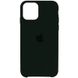 Чехол Silicone Case (AA) для Apple iPhone 11 Pro Max (6.5") Зеленый / Black Green