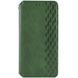 Кожаный чехол книжка GETMAN Cubic (PU) для Samsung Galaxy S23 FE Зеленый фото 1