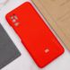 Чехол Silicone Cover Full Camera (AAA) для Xiaomi Redmi Note 10 5G / Poco M3 Pro Красный / Red фото 4