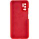 Чехол Silicone Cover Full Camera (AAA) для Xiaomi Redmi Note 10 5G / Poco M3 Pro Красный / Red фото 3