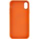 TPU чохол Bonbon Metal Style для Apple iPhone XR (6.1") Помаранчевий / Papaya фото 3