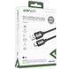 Дата кабель Acefast C20-04 USB to Type-C 3A (1.2m) Black фото 2