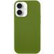 Чехол Silk Full Protective (AA) NO LOGO для Apple iPhone 16 (6.1") Зеленый / Dark Olive