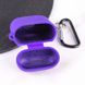 Силиконовый футляр с микрофиброй для наушников Airpods 1/2 Фиолетовый / Ultra Violet фото 5