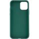 Силіконовий чохол Candy для Apple iPhone 13 mini (5.4") Зелений / Forest green фото 2