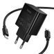 СЗУ Hoco N77 Star PD45W (1USB-C) + кабель Type-C to Type-C Black фото 4