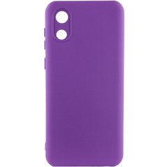 Чохол Silicone Cover Lakshmi Full Camera (A) для Samsung Galaxy A03 Core Фіолетовий / Purple