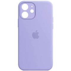 Чохол Silicone Case Full Camera Protective (AA) для Apple iPhone 12 (6.1") Бузковий / Lilac