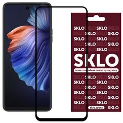 Защитное стекло SKLO 3D (full glue) для TECNO Spark 8 Pro Черный