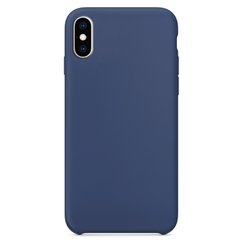 Чехол Silicone Case without Logo (AA) для Apple iPhone XS Max (6.5") Синий / Blue Cobalt