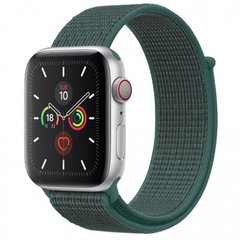 Ремінець Nylon для Apple watch 42mm/44mm/45mm/49mm Зелений / Pine green