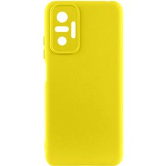Чехол Silicone Cover Lakshmi Full Camera (A) для Xiaomi Redmi Note 10 Pro / 10 Pro Max Желтый / Flash