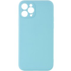 Силиконовый чехол Candy Full Camera для Apple iPhone 12 Pro (6.1") Бирюзовый / Turquoise