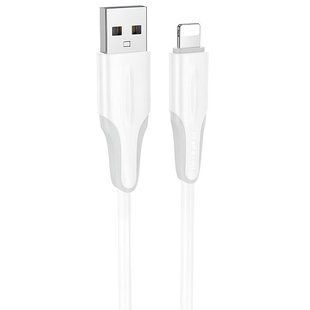 Дата кабель Borofone BX119 New USB to Lightning 2.4A (1m) White