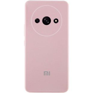 Чохол Silicone Cover Lakshmi Full Camera (AA) with logo для Xiaomi Redmi A3 Рожевий / Pink Sand