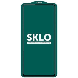 Защитное стекло SKLO 5D (тех.пак) для Xiaomi Poco X6 Черный