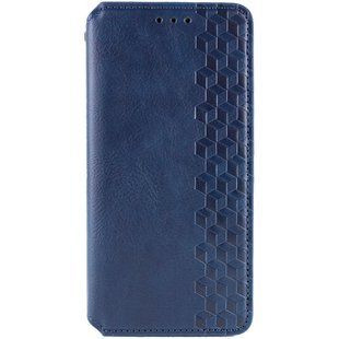 Кожаный чехол-книжка GETMAN Cubic (PU) для Google Pixel 6a Синий